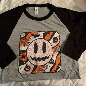 Halloween Sm Baseball Style Tee
